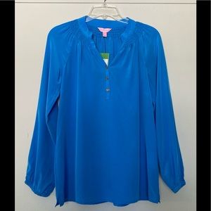 NWT Elsa Top in Solar Blue Size XXS